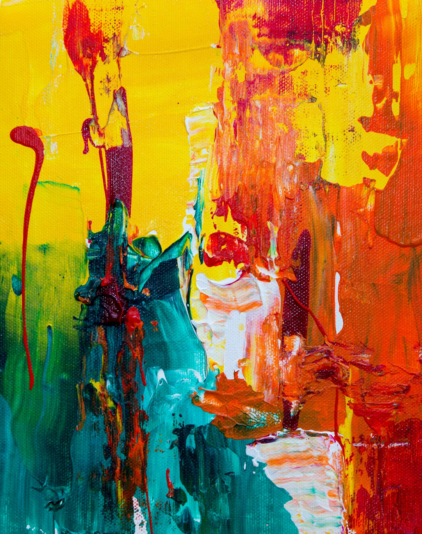 Kleurgebruik in abstracte kunst voor elk interieur